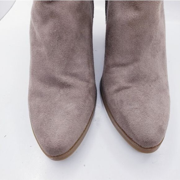 Madden Girl Taupe Shaakerr Faux Suede Leather Ankle Boots Women's Size 6.5 - Picture 7 of 14